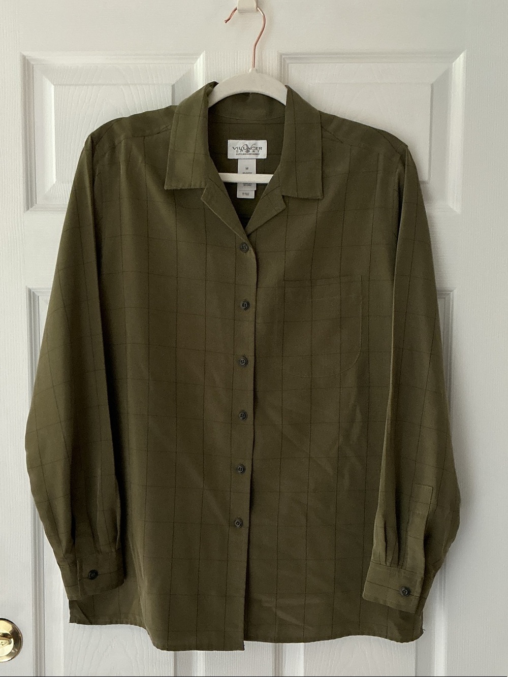 Villager Sport Olive Green Women’s Long-Sleeve Shirt